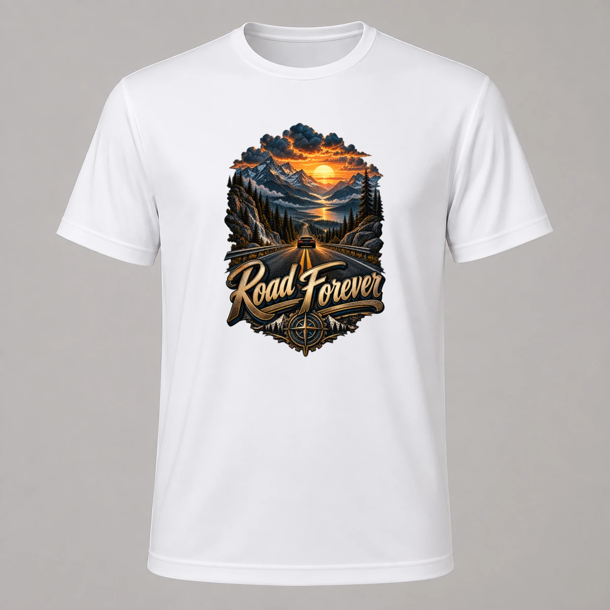 Road Forever T-Shirt Sublimation | Marketing-MV