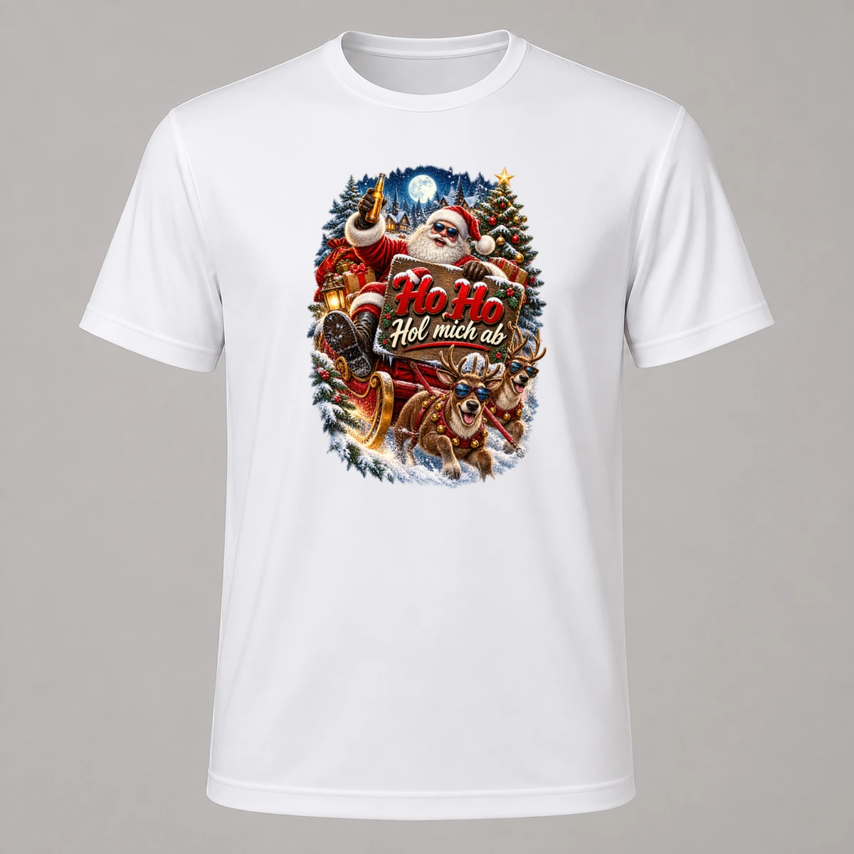 Ho Ho Hol mich ab T-Shirt Sublimation | Marketing-MV