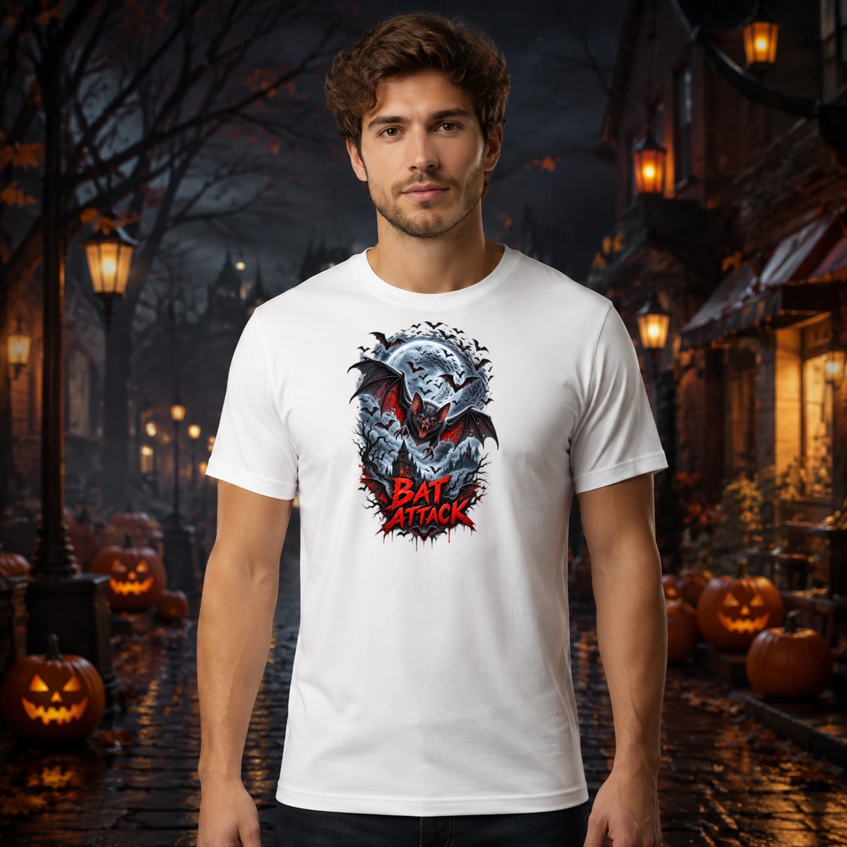 Bat Attack T-Shirt Sublimation | Marketing-MV