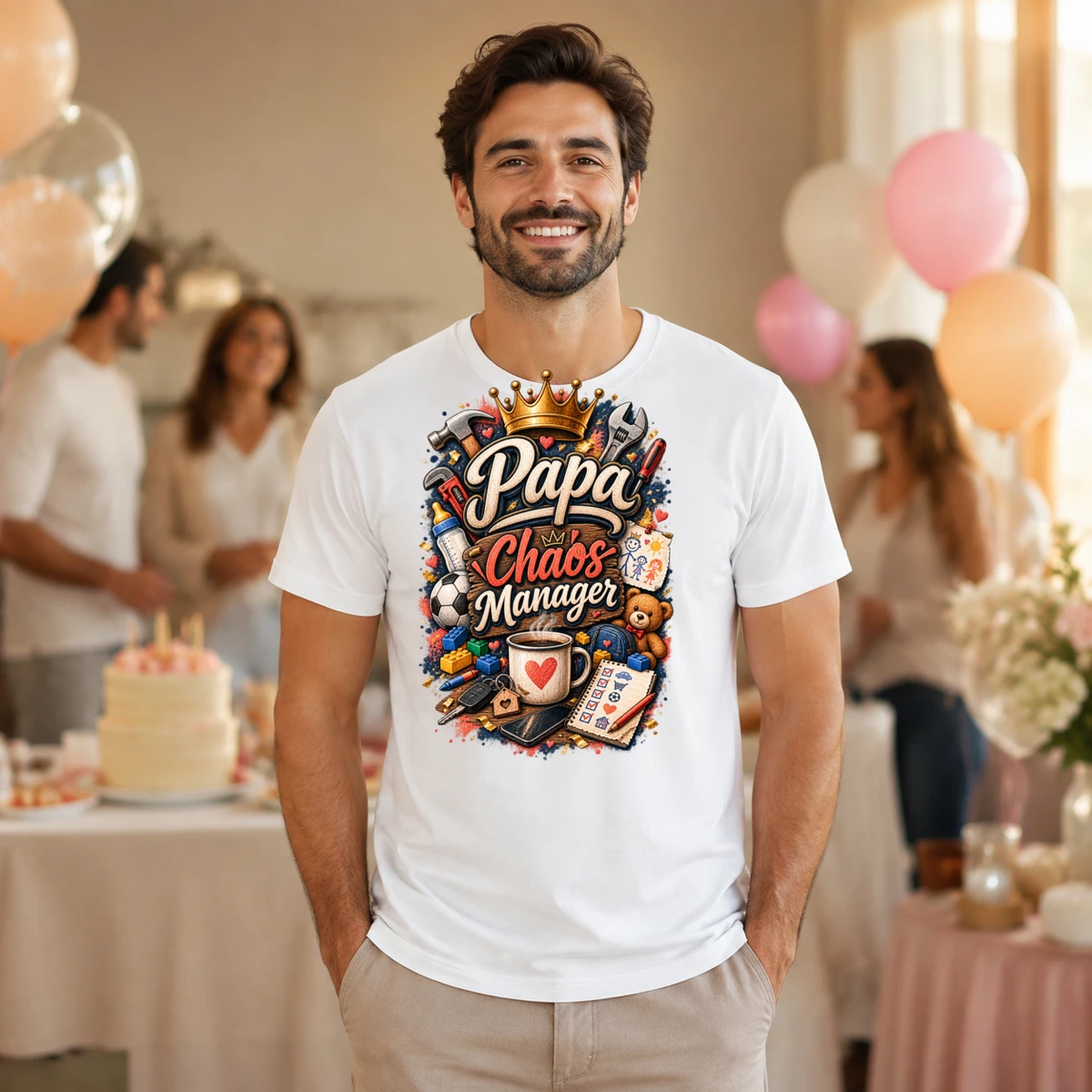 Papa Chaos Manager T-Shirt Sublimation | Marketing-MV