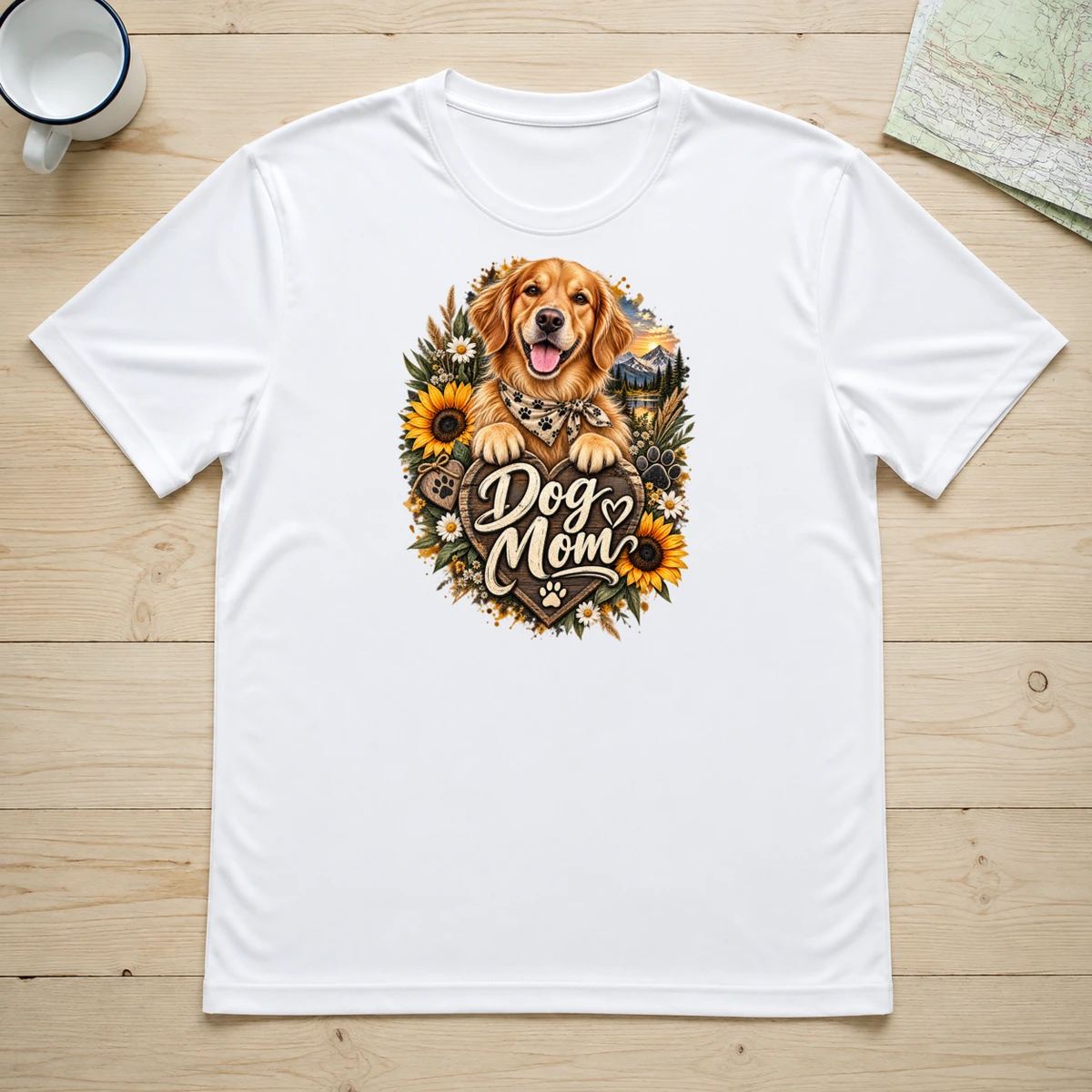Dog Mom T-Shirt Sublimation | Marketing-MV
