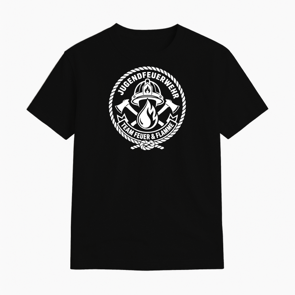 T-Shirt "Team Feuer und Flamme"| Jugendfeuerwehr Shirt by Marketing-MV.com