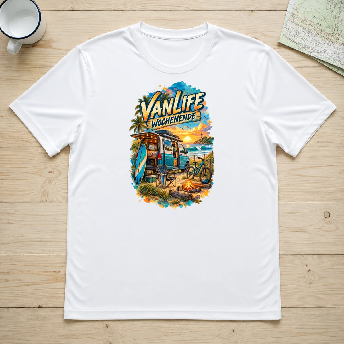 Vanlife Wochenende T-Shirt Sublimation | Marketing-MV
