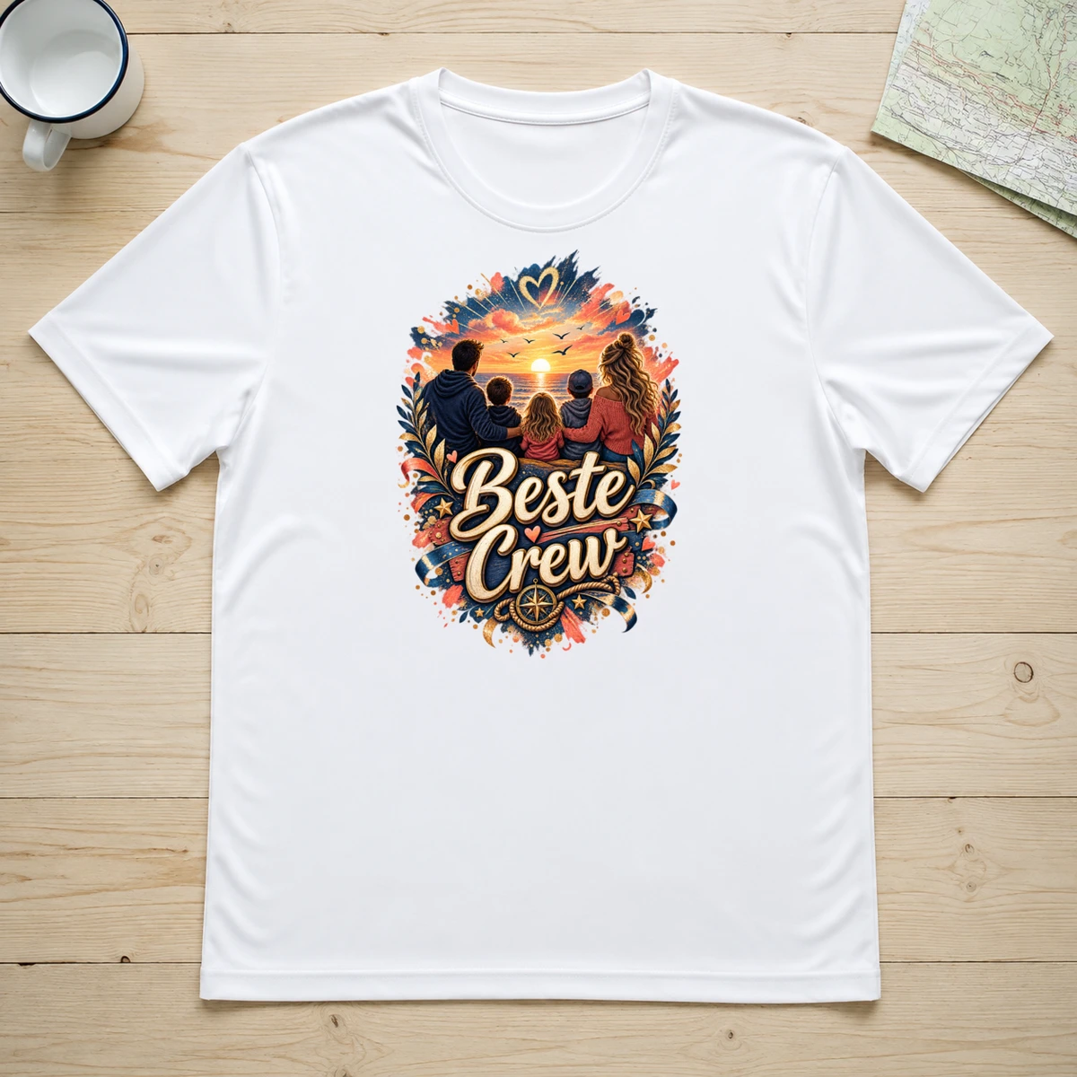 Beste Crew T-Shirt Sublimation | Marketing-MV