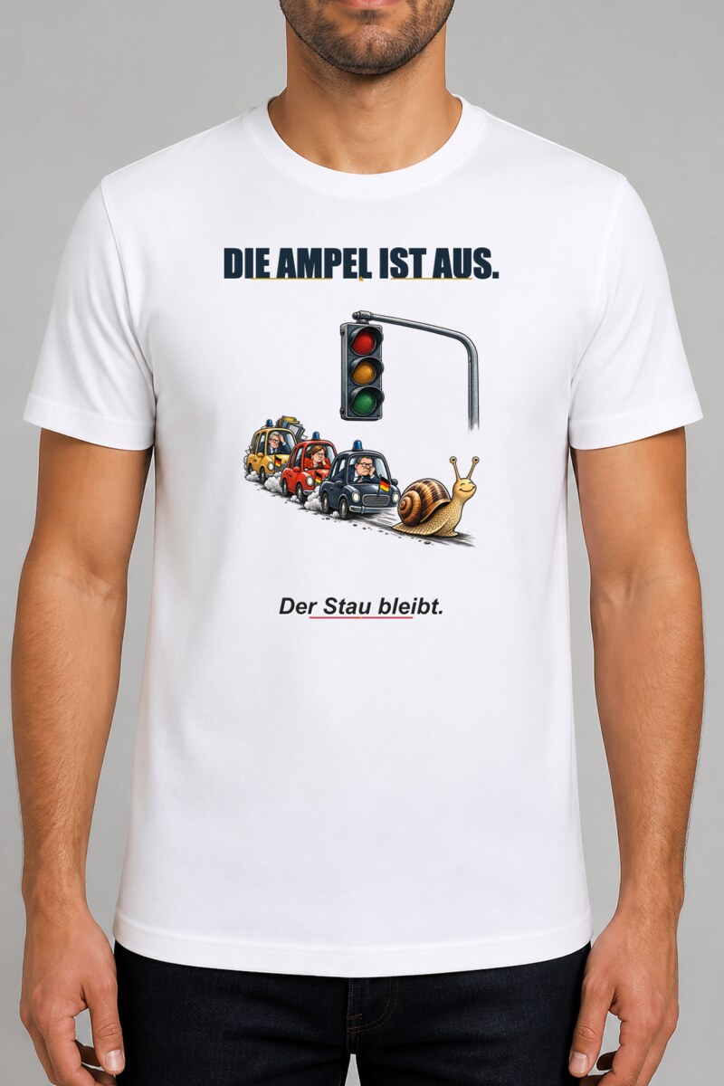 Die Ampel ist aus.