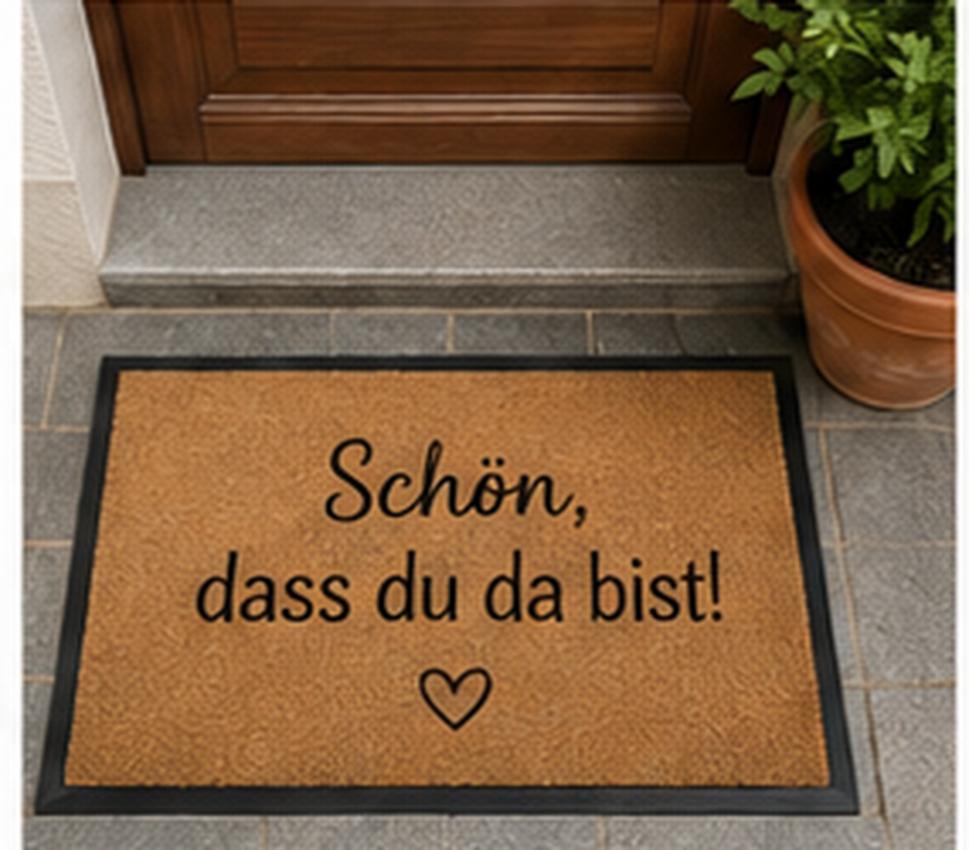 Personalisierte Fußmatte 40 × 60 cm