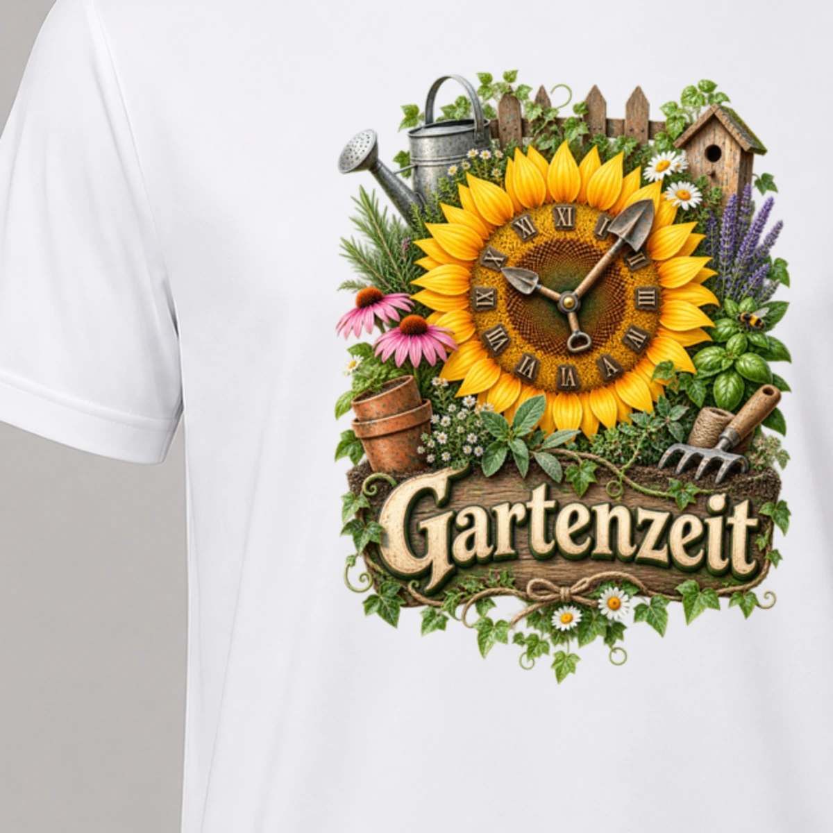 Gartenzeit T-Shirt Sublimation | Marketing-MV