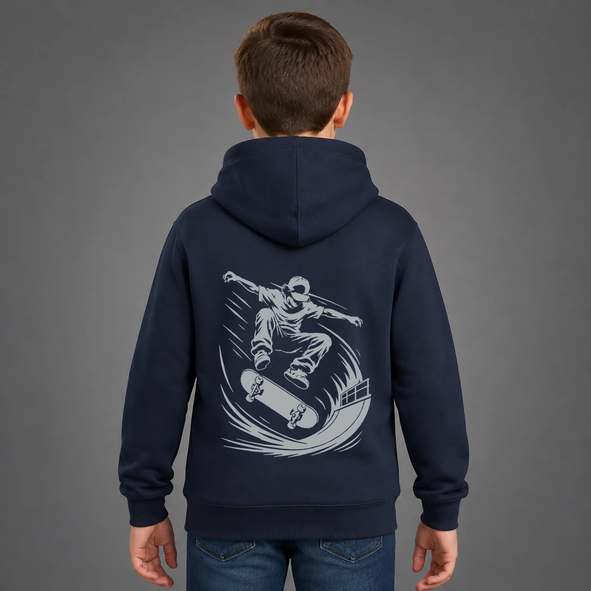 Skater-Kick Kids Sweatshirtjacke | reflect+ by Marketing-MV