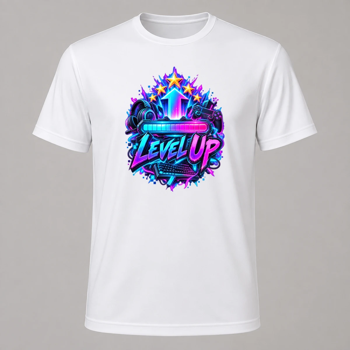 Level Up T-Shirt Sublimation | Marketing-MV