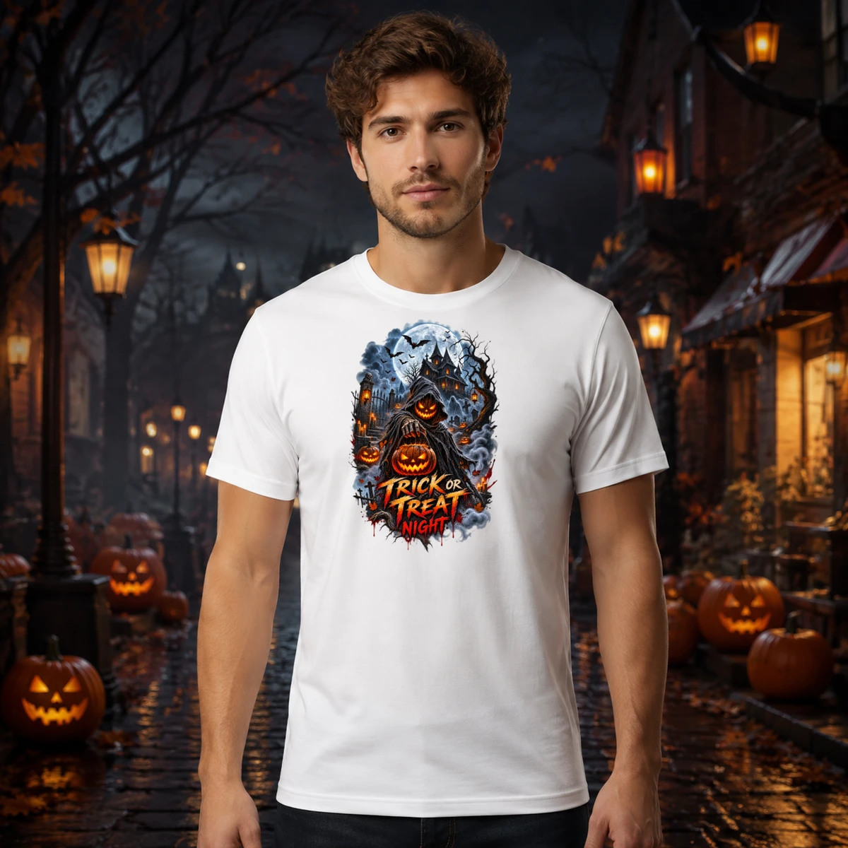 Trick or Treat Night T-Shirt Sublimation | Marketing-MV