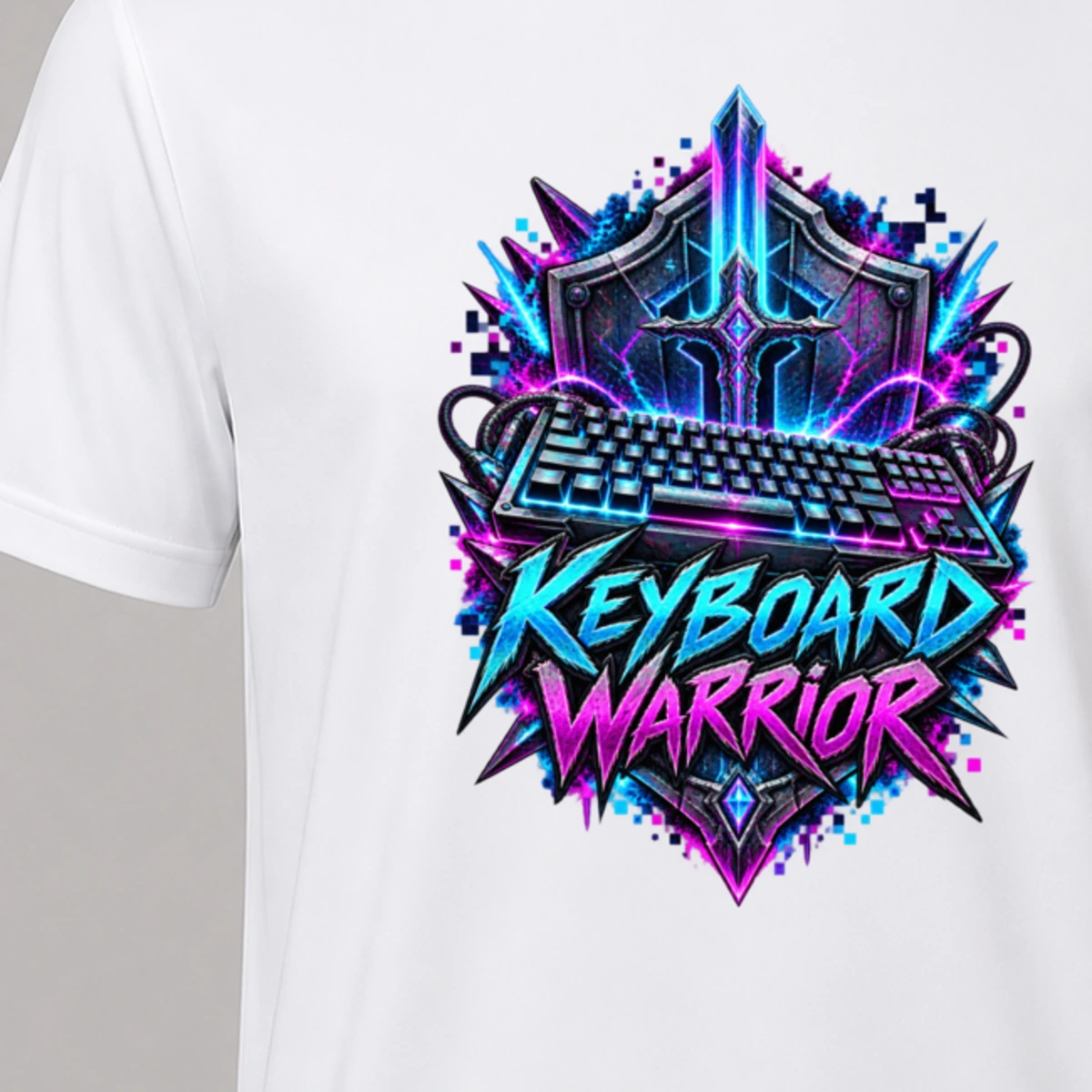 Keyboard Warrior T-Shirt Sublimation | Marketing-MV