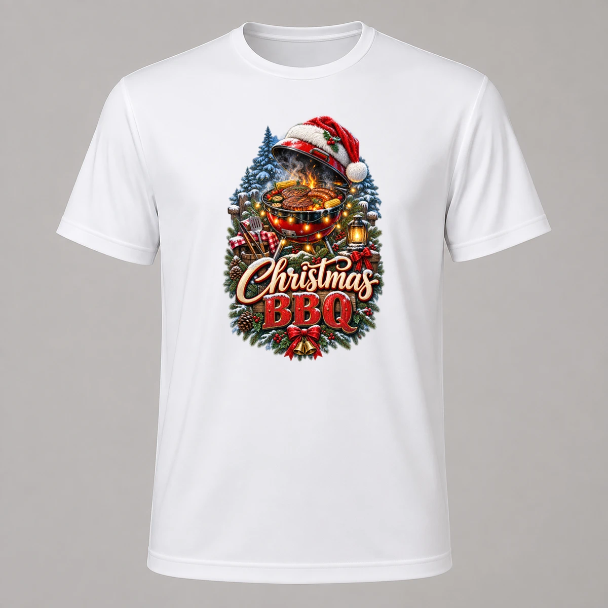Christmas BBQ T-Shirt Sublimation | Marketing-MV