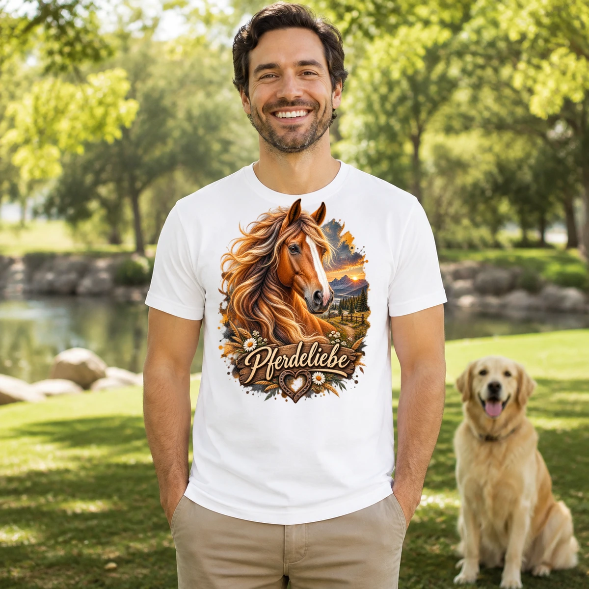 Pferdeliebe T-Shirt Sublimation | Marketing-MV