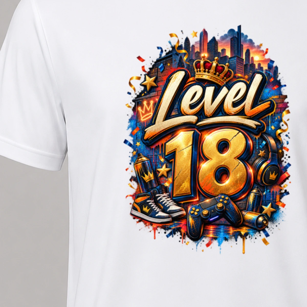 Level 18 T-Shirt Sublimation | Marketing-MV