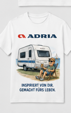 Adria Inspiriert von dir gemacht fürs Leben – Camper T-Shirt