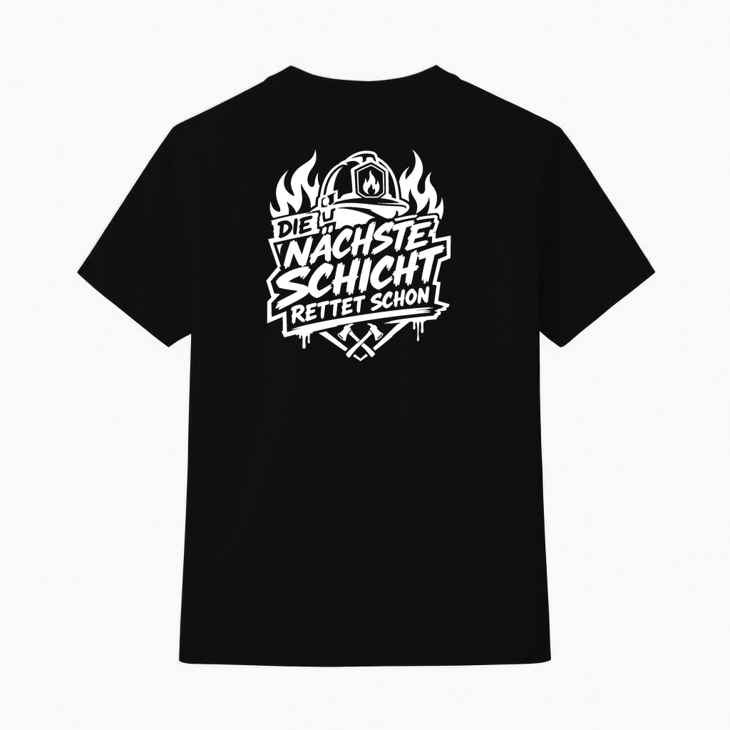 Produktinformationen "T-Shirt "Die nächste Schicht rettet schon" Jugendfeuerwehr Shirt by Marketing-MV.com"