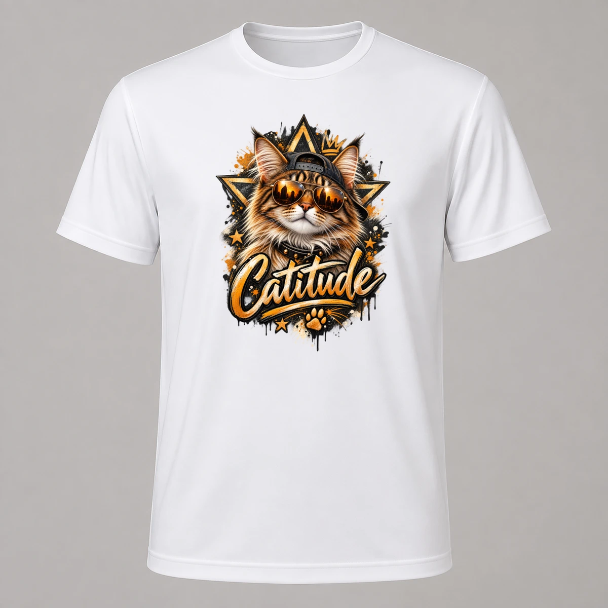 Catitude T-Shirt Sublimation | Marketing-MV