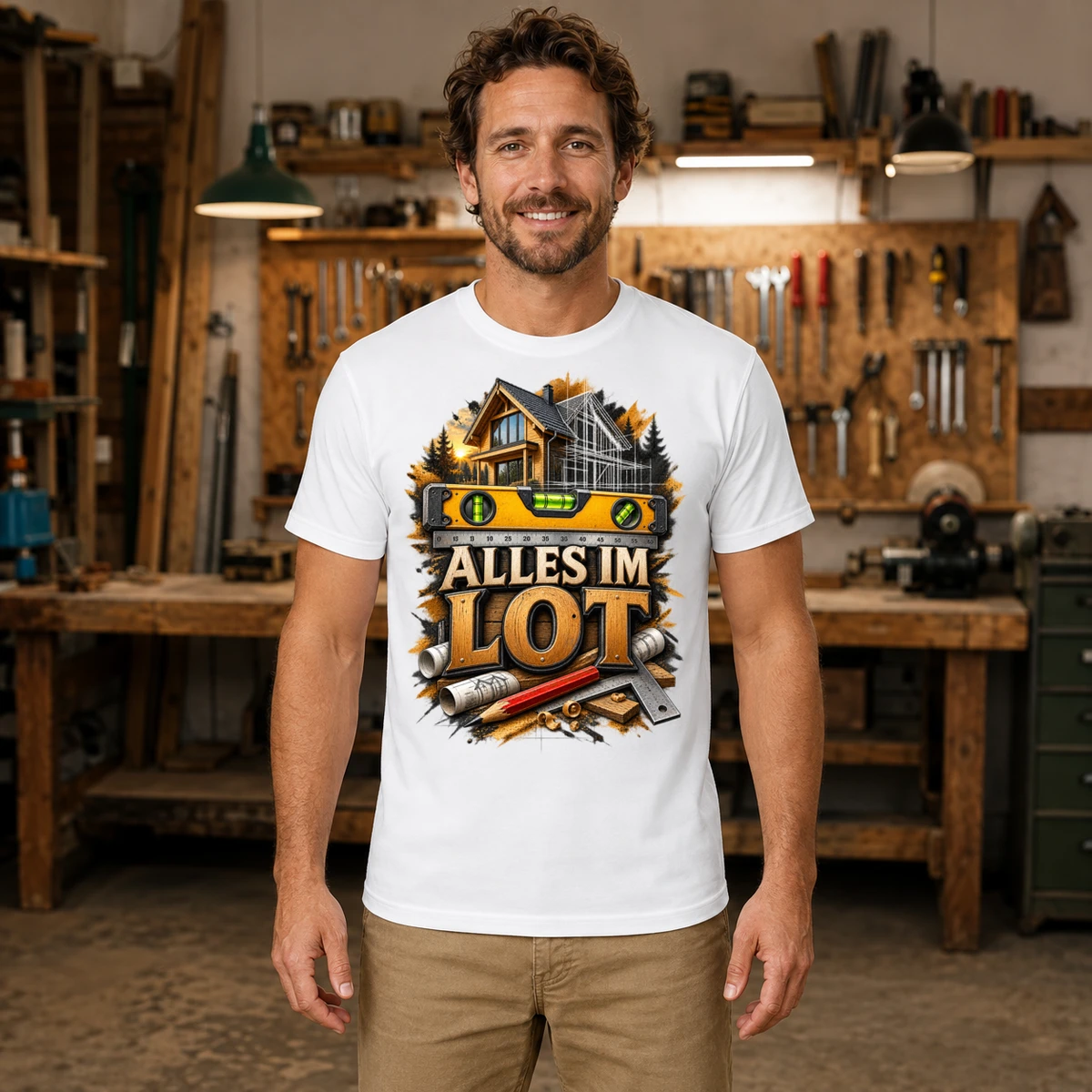 Alles im Lot T-Shirt Sublimation | Marketing-MV