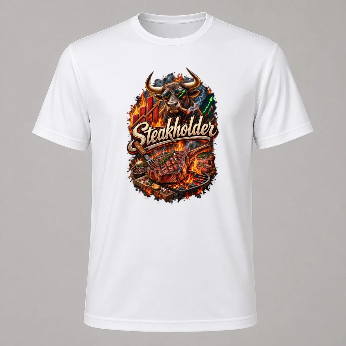Steakholder T-Shirt Sublimation | Marketing-MV