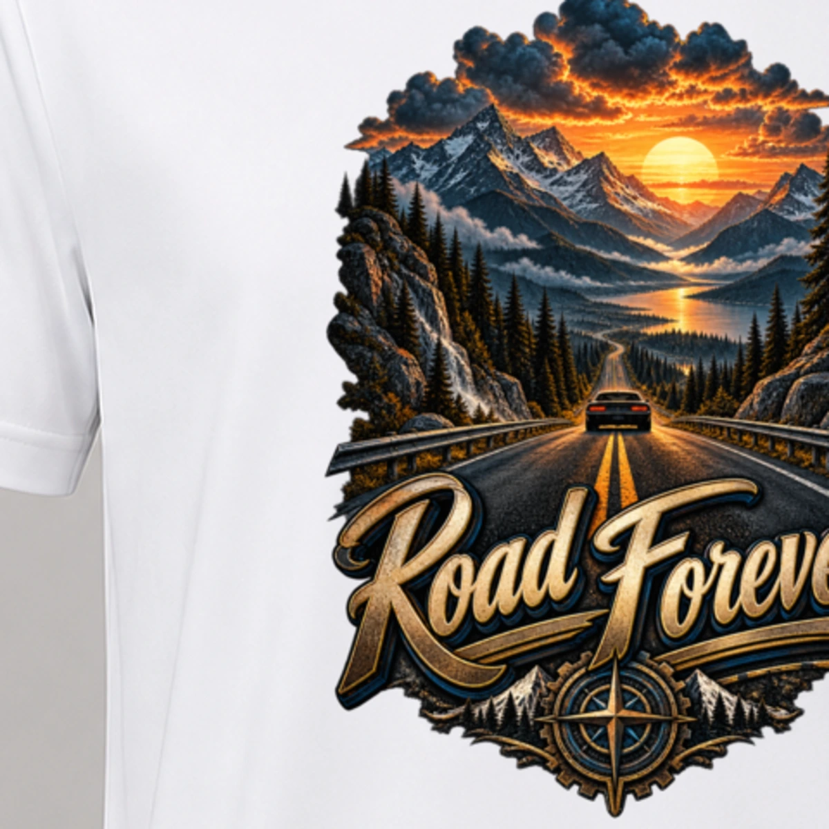 Road Forever T-Shirt Sublimation | Marketing-MV