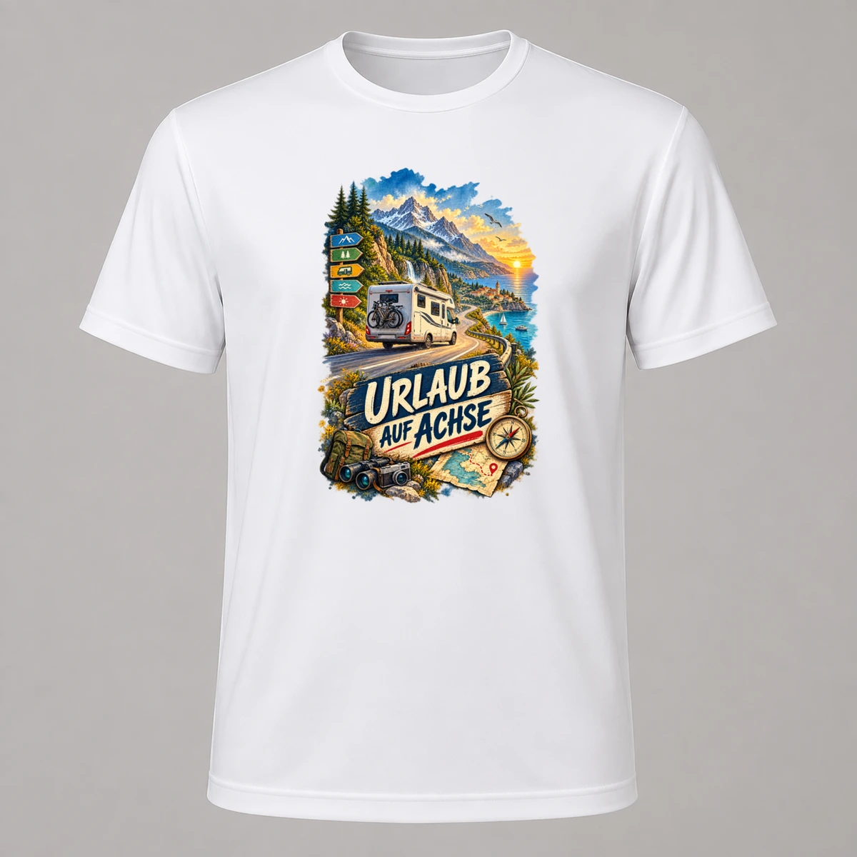 Urlaub auf Achse T-Shirt Sublimation | Marketing-MV