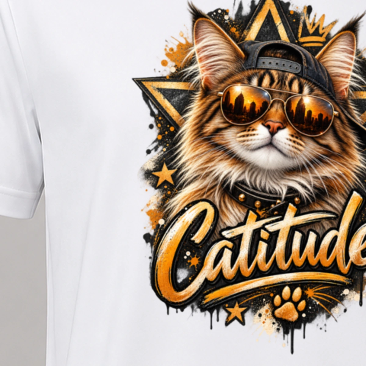 Catitude T-Shirt Sublimation | Marketing-MV
