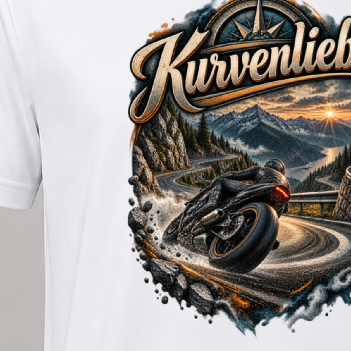 Kurvenliebe T-Shirt Sublimation | Marketing-MV