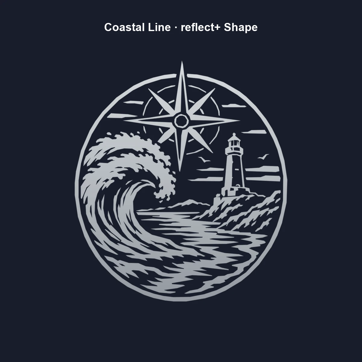Coastal Line Shape | reflect+ by Marketing-MV