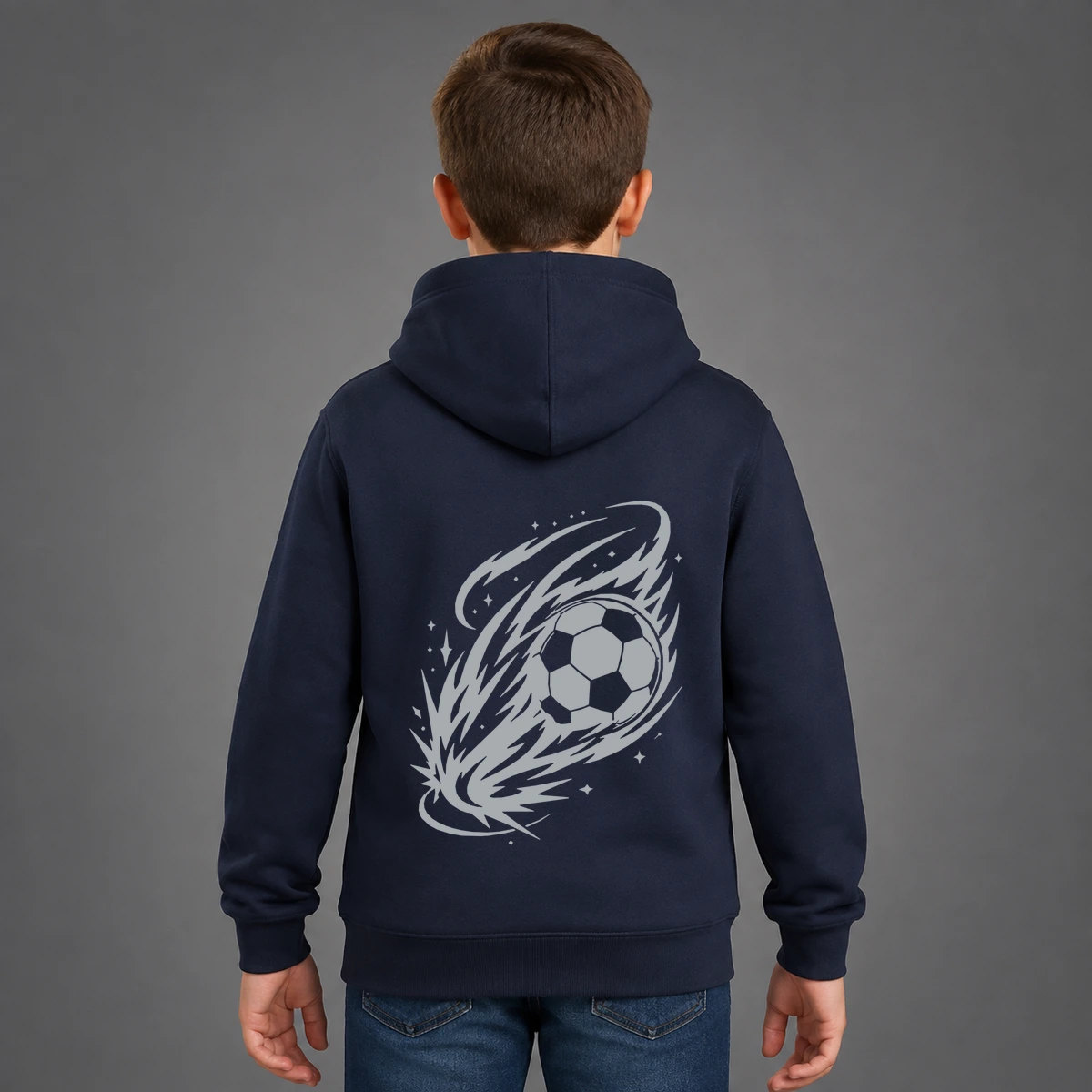 Fußball-Komet Kids Sweatshirt/Hoodie | reflect+ by Marketing-MV
