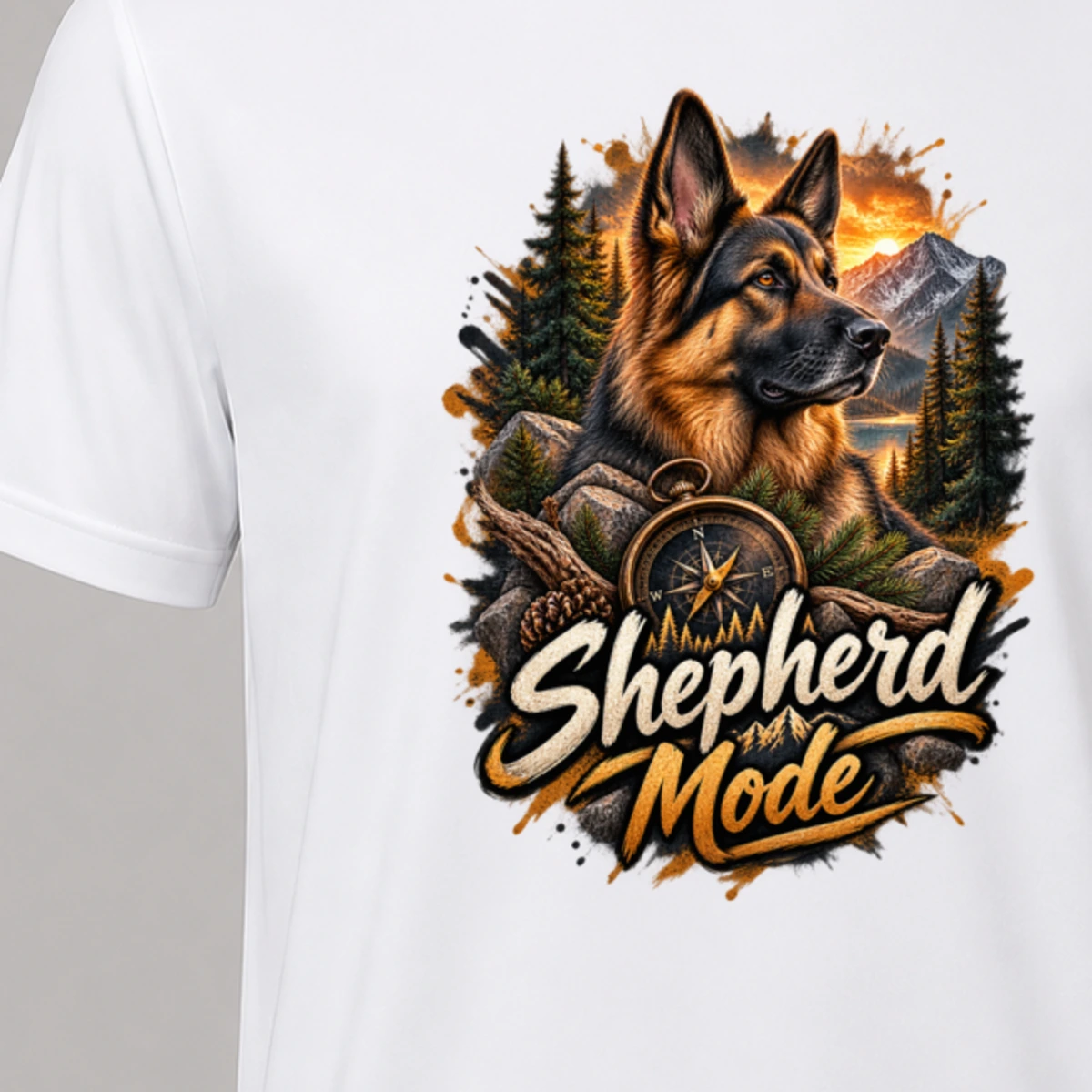 Shepherd Mode T-Shirt Sublimation | Marketing-MV