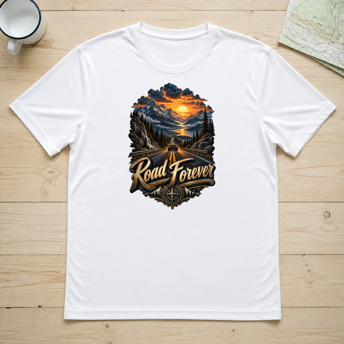 Road Forever T-Shirt Sublimation | Marketing-MV