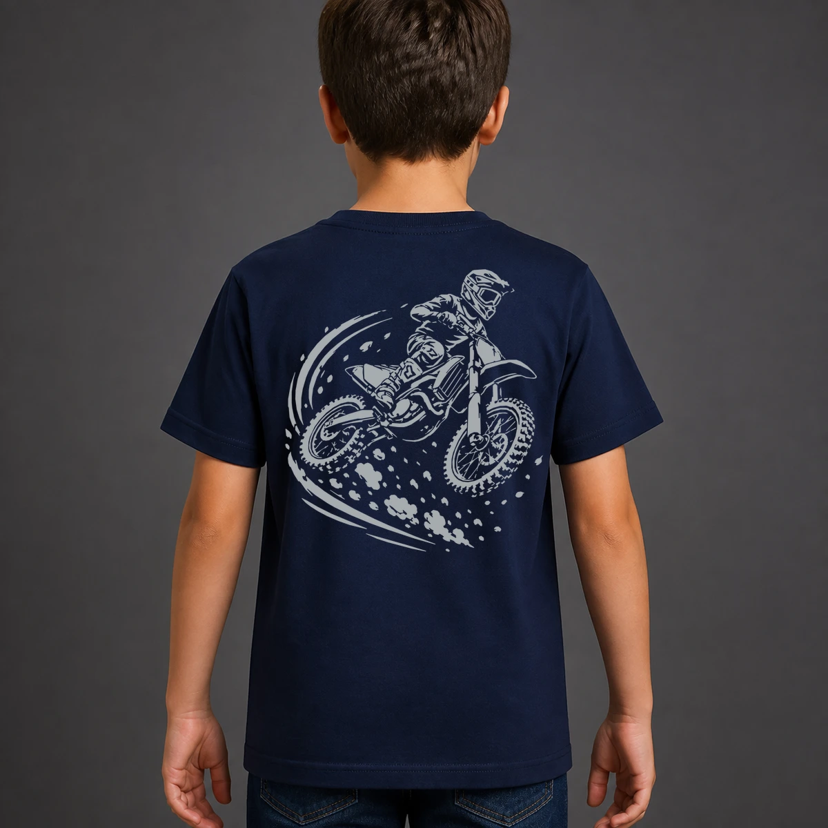 Motocross Jump Kids T-Shirt | reflect+ by Marketing-MV