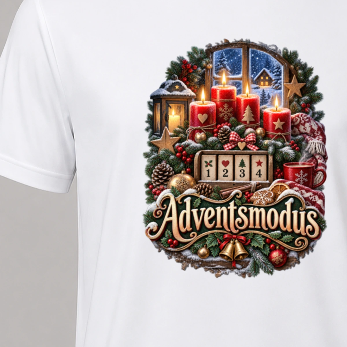 Adventsmodus T-Shirt Sublimation | Marketing-MV