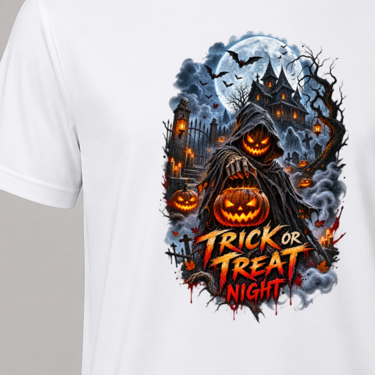 Trick or Treat Night T-Shirt Sublimation | Marketing-MV