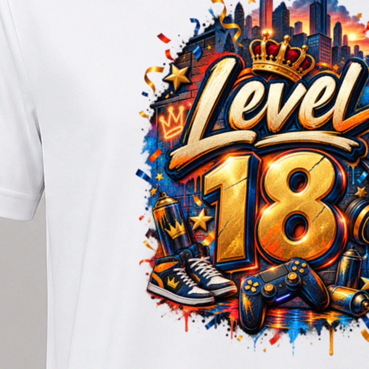 Level 18 T-Shirt Sublimation | Marketing-MV