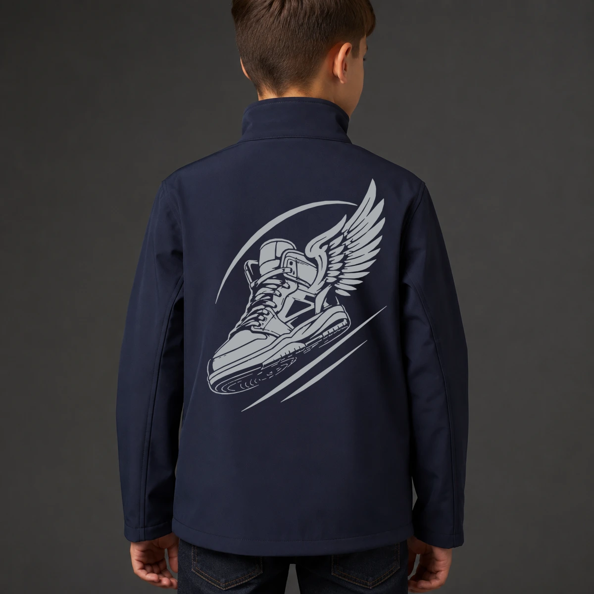 Sneaker-Flight Kids Softshelljacke | reflect+ by Marketing-MV