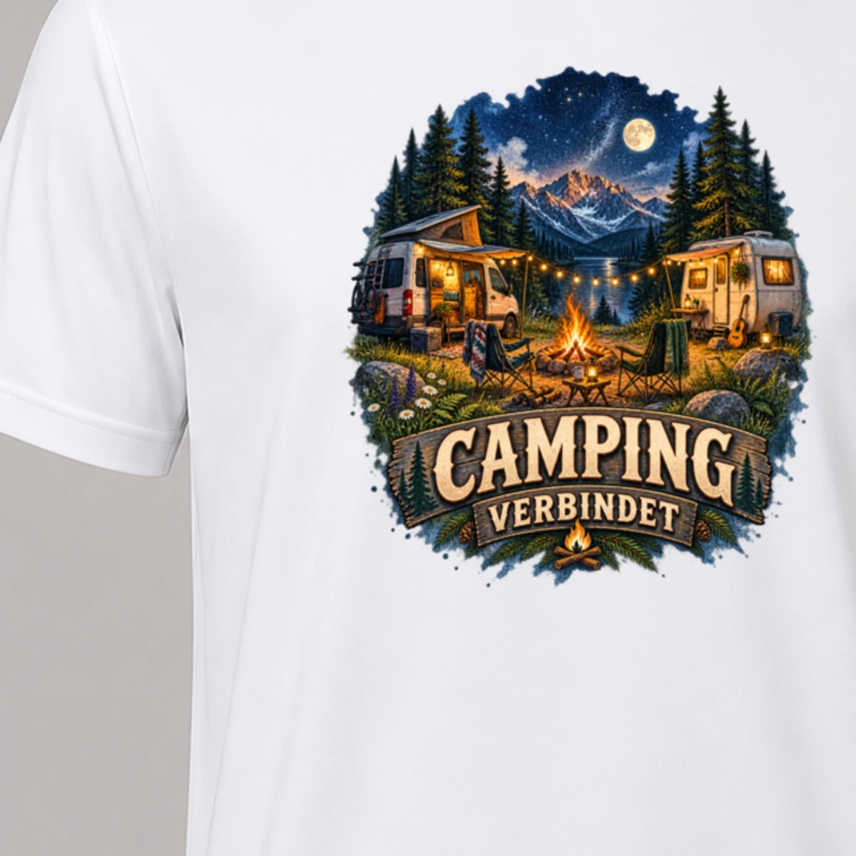 Camping verbindet T-Shirt Sublimation | Marketing-MV