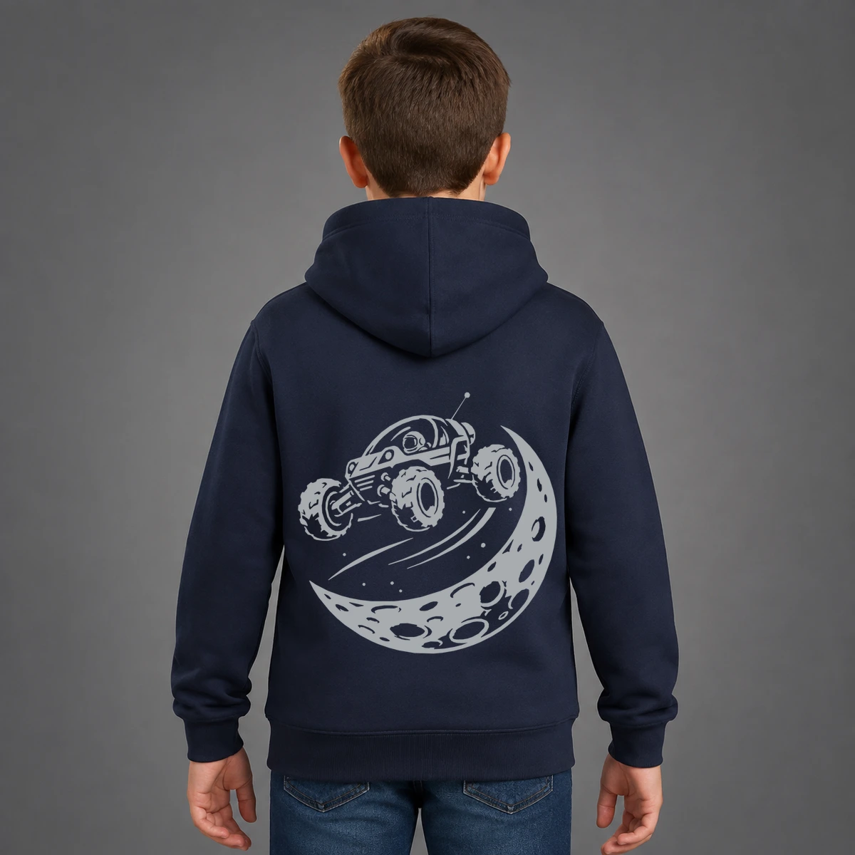 Mondflitzer Kids Sweatshirtjacke | reflect+ by Marketing-MV
