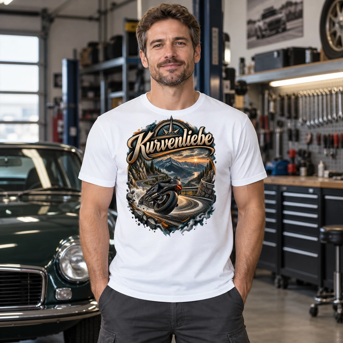 Kurvenliebe T-Shirt Sublimation | Marketing-MV
