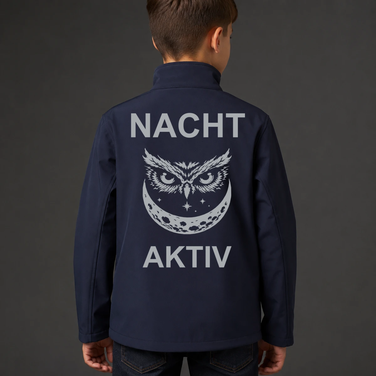 Nachtaktiv Kids Softshelljacke | reflect+ by Marketing-MV