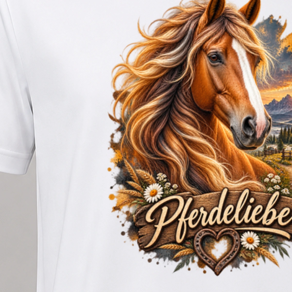 Pferdeliebe T-Shirt Sublimation | Marketing-MV