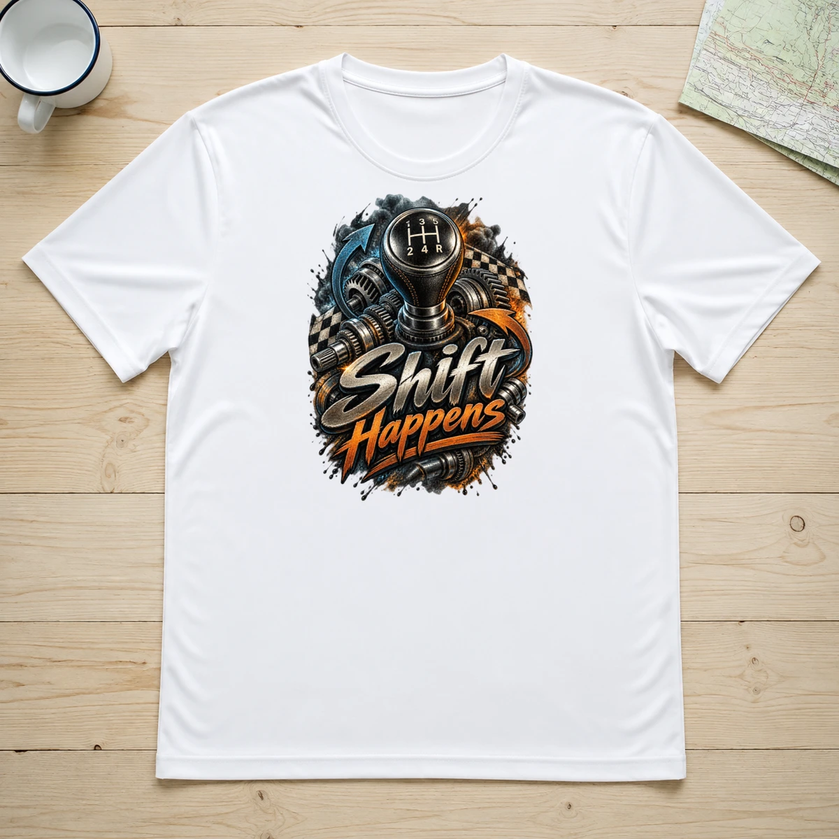Shift Happens T-Shirt Sublimation | Marketing-MV