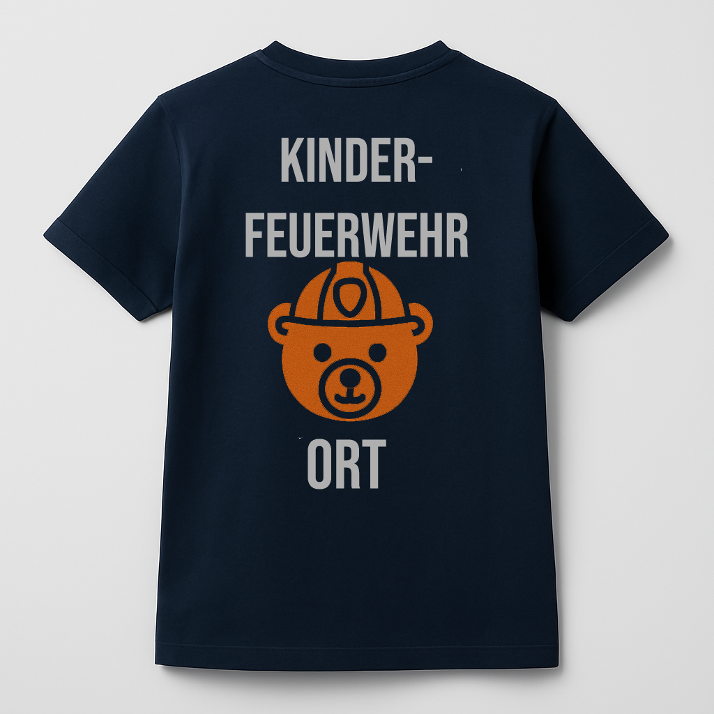 KINDERFEUERWEHR [DEIN ORT] – Feuerwehr Shirt by Marketing-MV.com