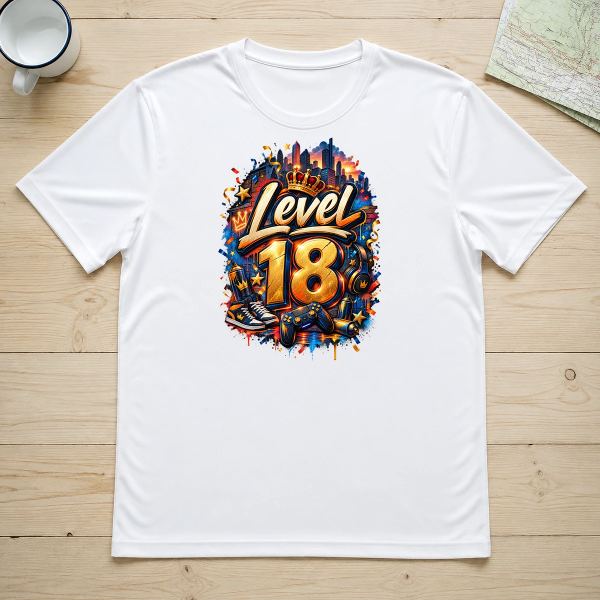 Level 18 T-Shirt Sublimation | Marketing-MV