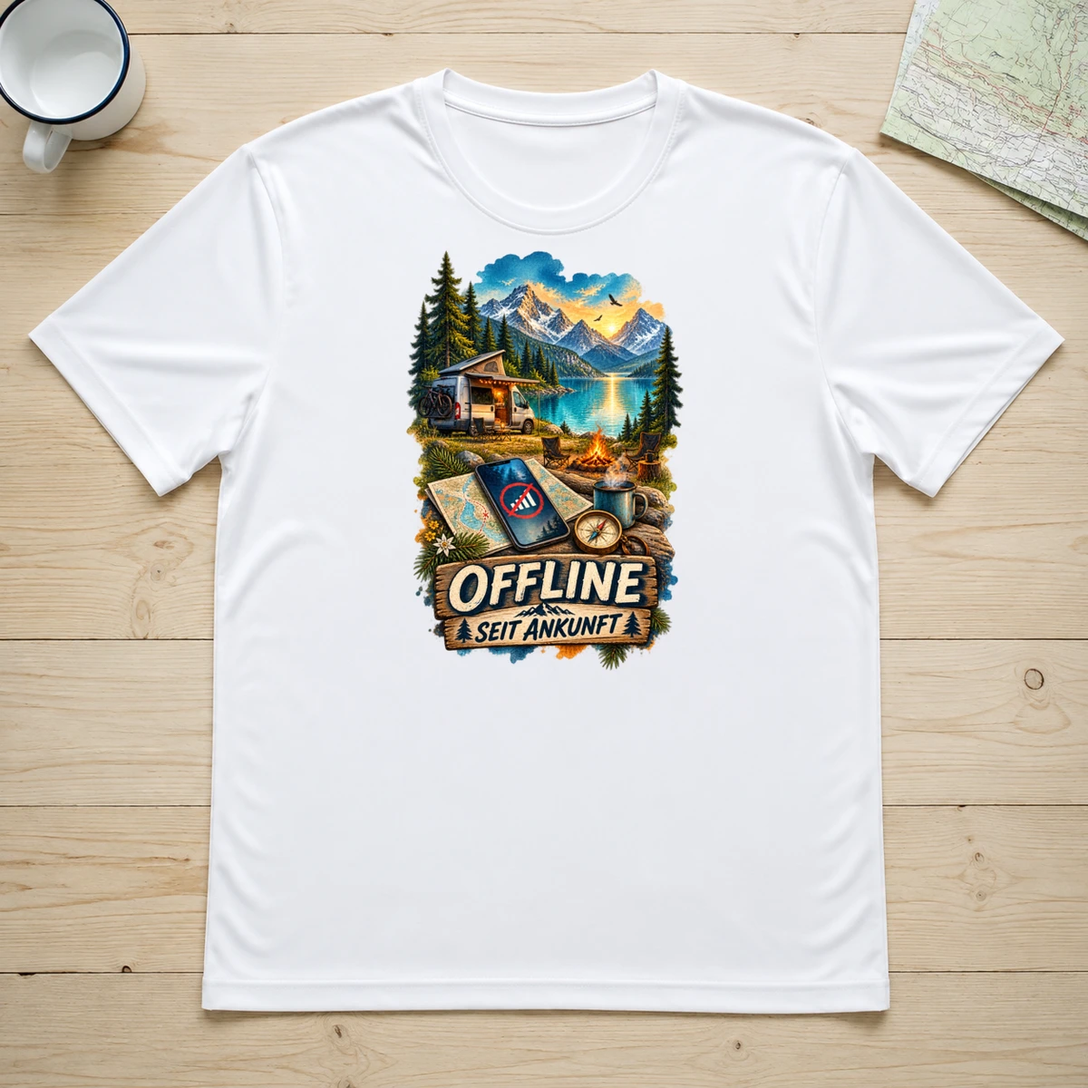 Offline seit Ankunft T-Shirt Sublimation | Marketing-MV