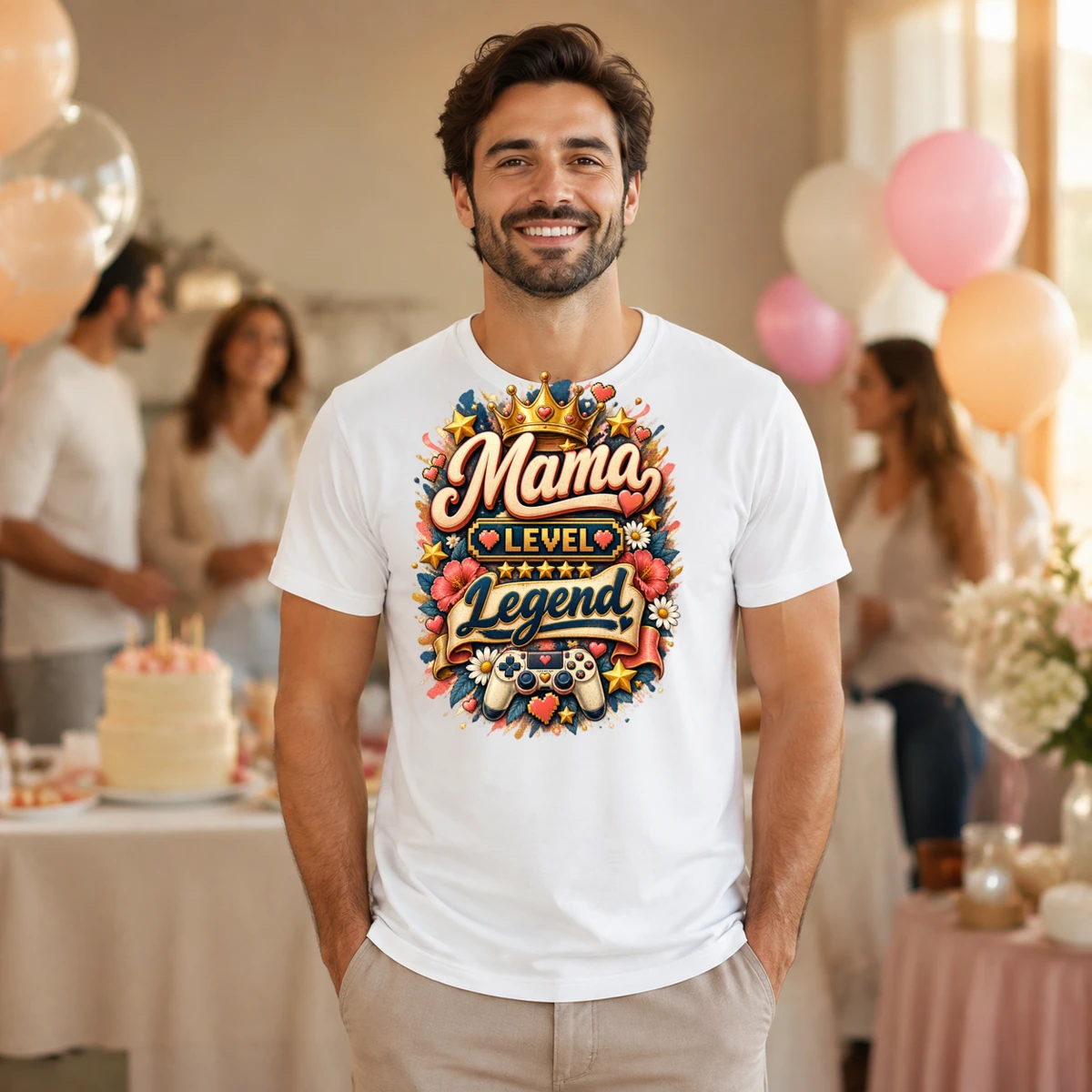 Mama Level Legend T-Shirt Sublimation | Marketing-MV