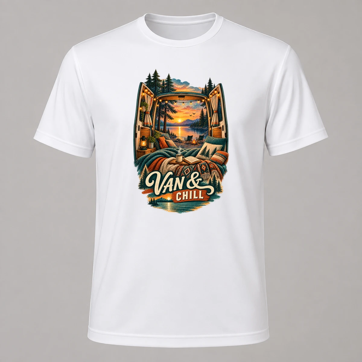 Van und Chill T-Shirt Sublimation | Marketing-MV