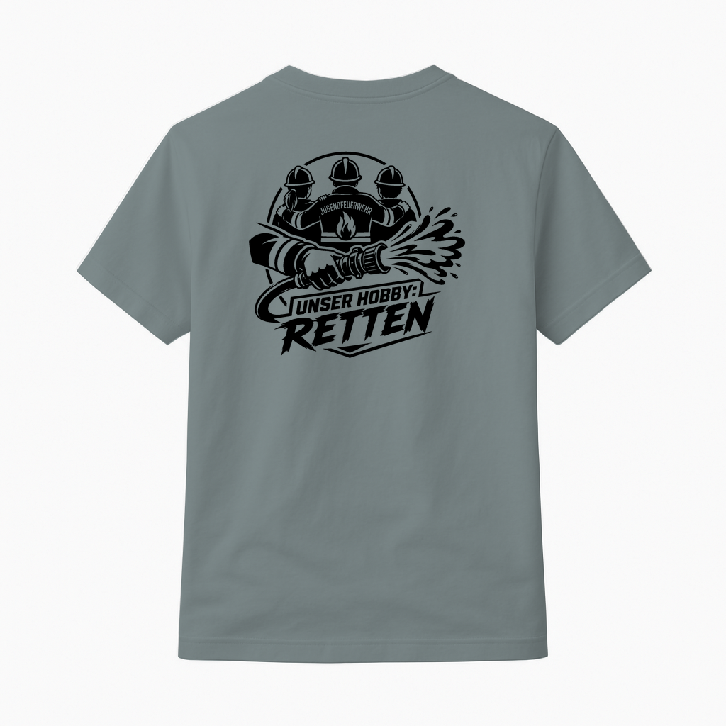 T-Shirt "Unser Hobby Retten" Jugendfeuerwehr Shirt by Marketing-MV.com