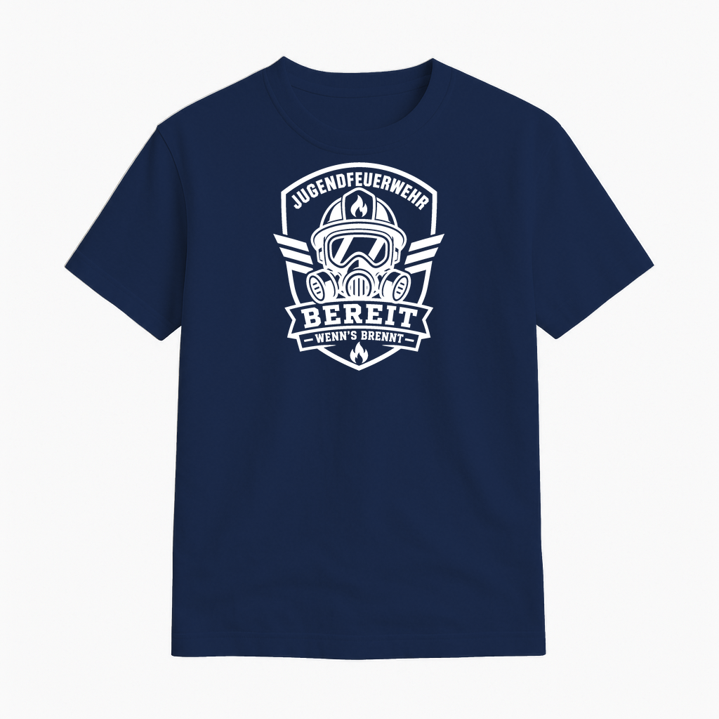 T-Shirt "Bereit wenns brennt"| Jugendfeuerwehr Shirt by Marketing-MV.com