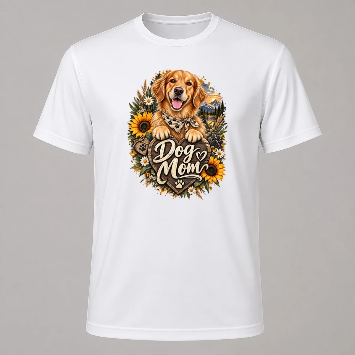 Dog Mom T-Shirt Sublimation | Marketing-MV